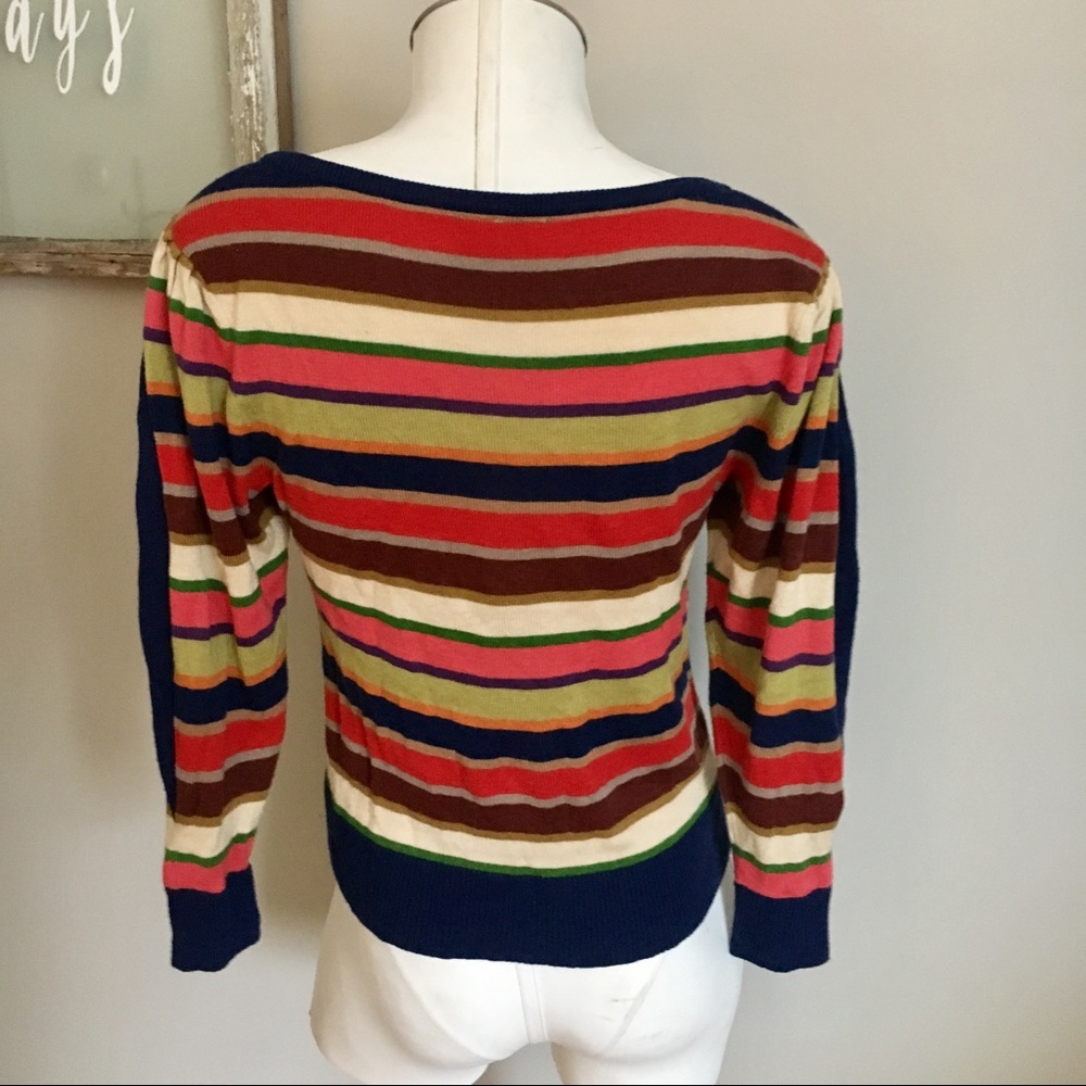 Anthropologie Striped Light Sweater - Picture 3 of 7